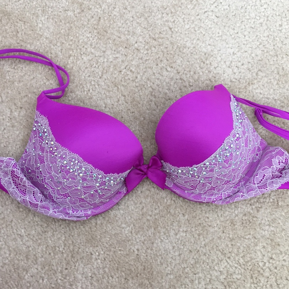 Purple Victoria's Secret very sexy push up bra